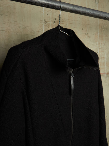 LEON EMANUEL BLANCK 'DIS-M-SJ/02' Virgin Wool Overlock Distortion Strait Jacket