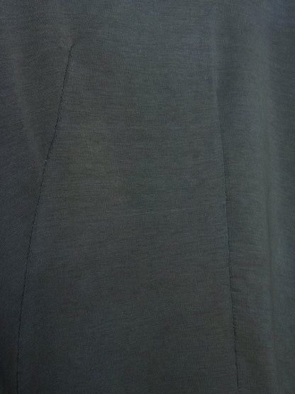 LEON EMANUEL BLANCK 'DIS-MT/01' Patina Blue Eco Stretch Jersey Distortion Reversible T-shirt