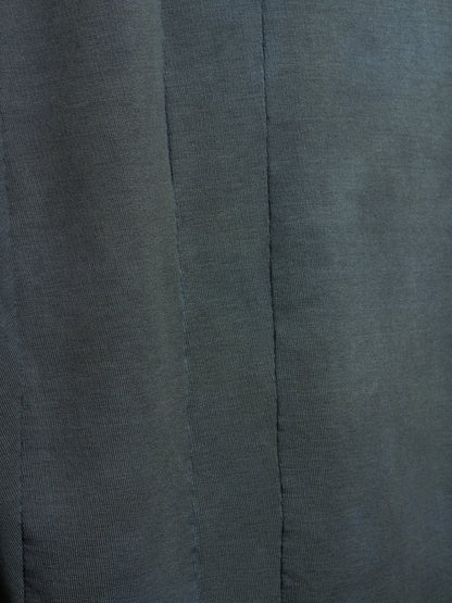 LEON EMANUEL BLANCK 'DIS-MT/01' Patina Blue Eco Stretch Jersey Distortion Reversible T-shirt
