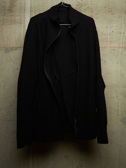 LEON EMANUEL BLANCK 'DIS-M-SJ/02' Virgin Wool Overlock Distortion Strait Jacket