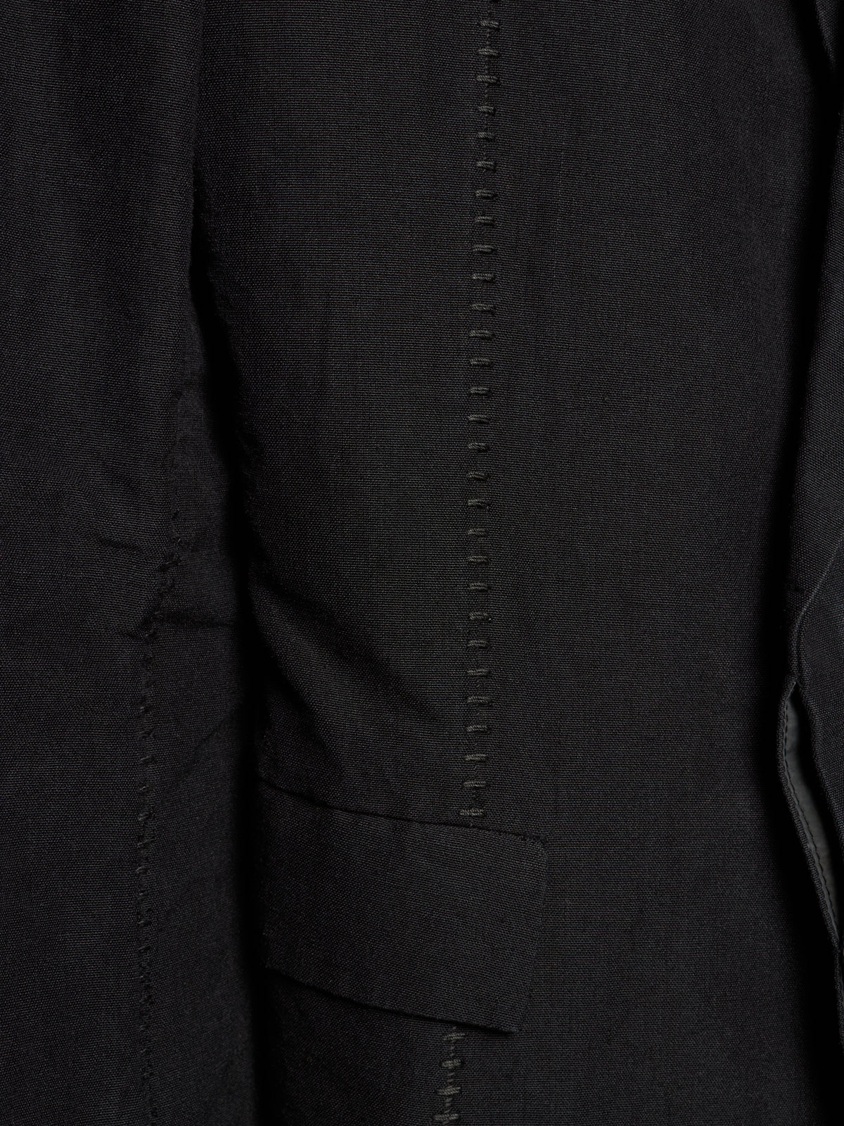 Leopold Bossert SS17 Selvedge Overlock Peak Lapel Linen Ramie Blazer