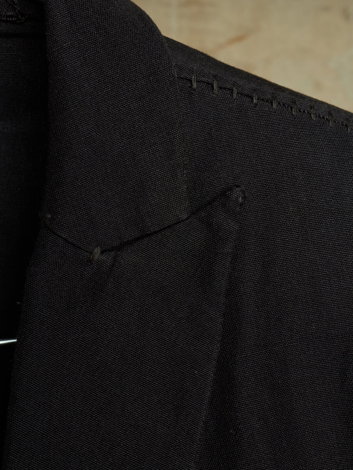 Leopold Bossert SS17 Selvedge Overlock Peak Lapel Linen Ramie Blazer