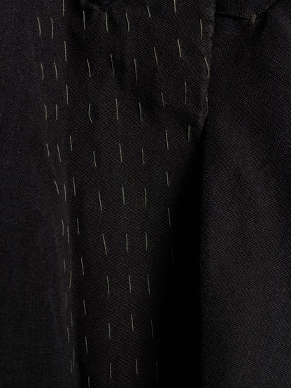 Leopold Bossert SS17 Selvedge Overlock Peak Lapel Linen Ramie Blazer