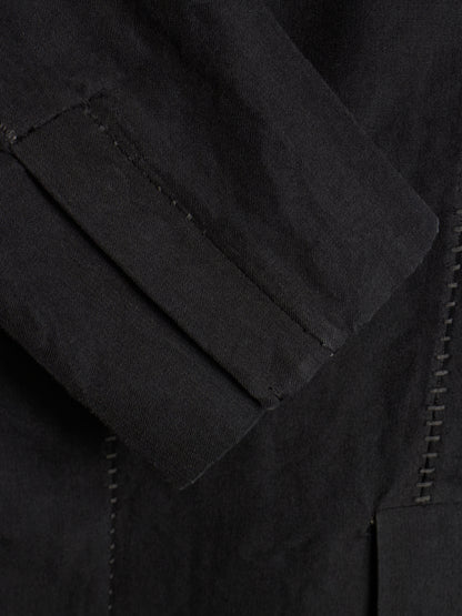 Leopold Bossert SS17 Selvedge Overlock Peak Lapel Linen Ramie Blazer