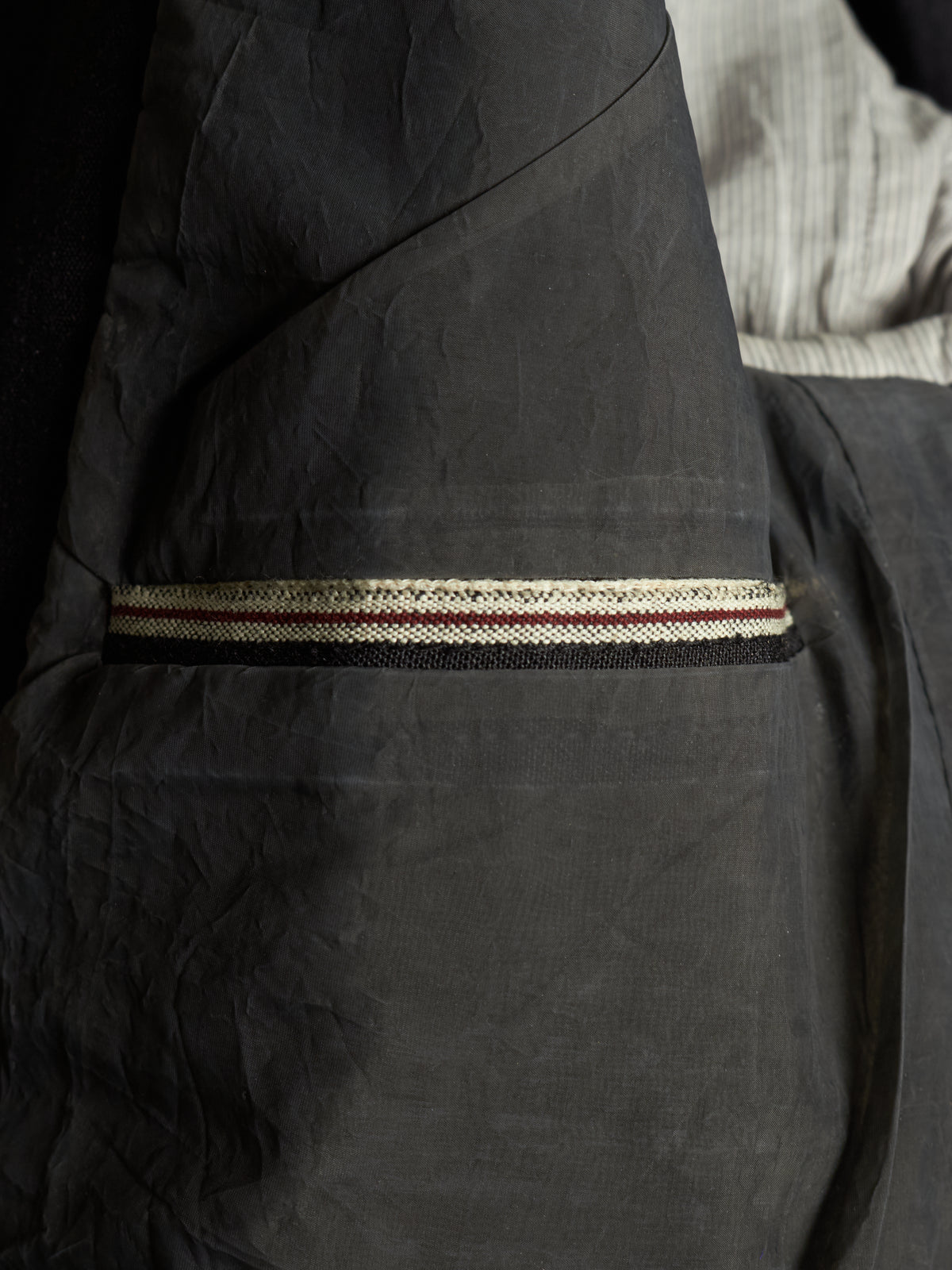 Leopold Bossert SS17 Selvedge Overlock Peak Lapel Linen Ramie Blazer
