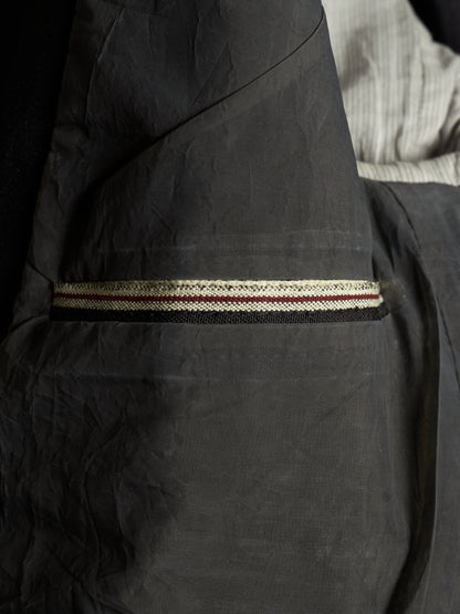 Leopold Bossert SS17 Selvedge Overlock Peak Lapel Linen Ramie Blazer