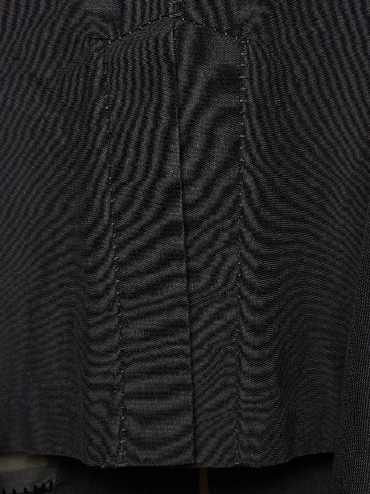 Leopold Bossert SS17 Selvedge Overlock Peak Lapel Linen Ramie Blazer