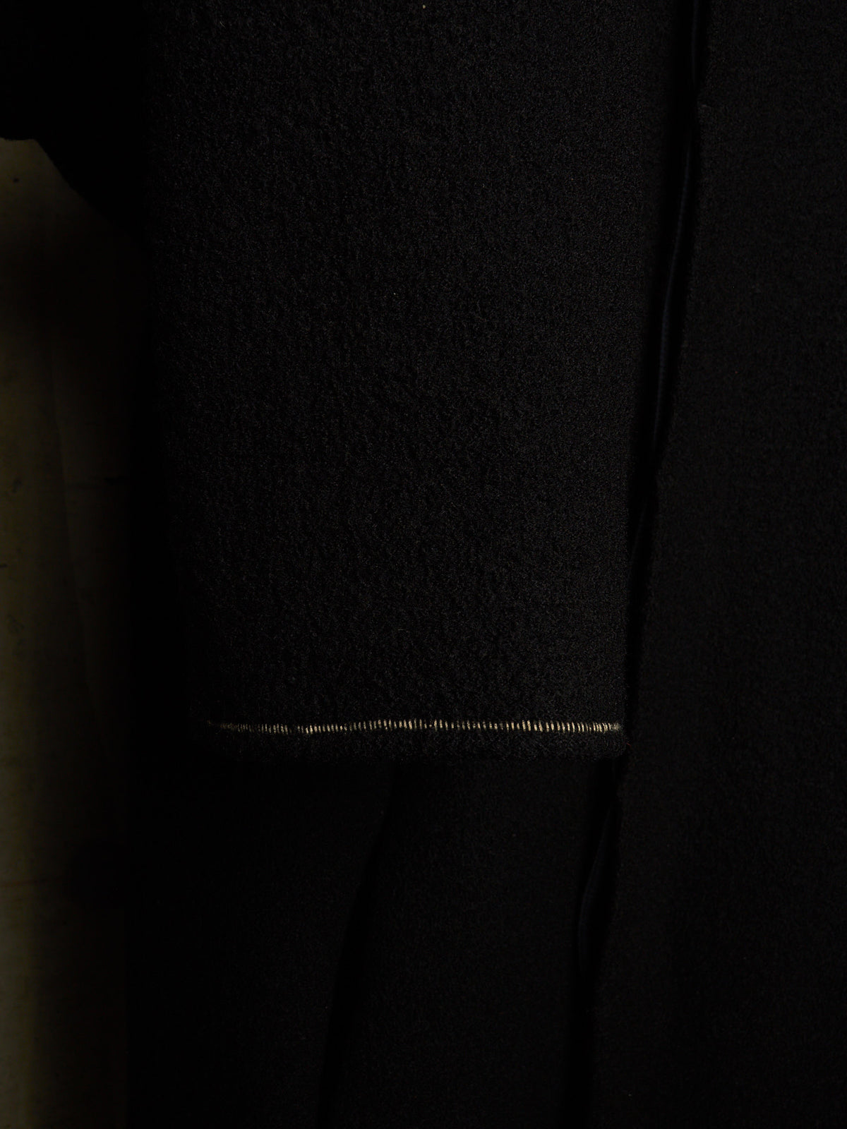 Lost & Found by Ria Dunn 2010s Removable Hooded Boiled Wool Crepe Coat