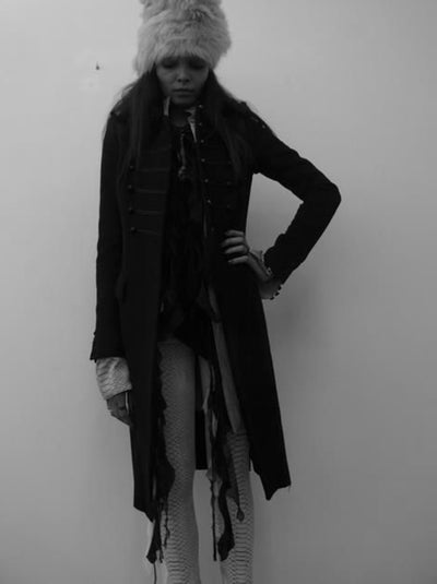 Le Grand Bleu (L.G.B.) lookbook images — two layered outfits showcasing bohemian-inspired styling