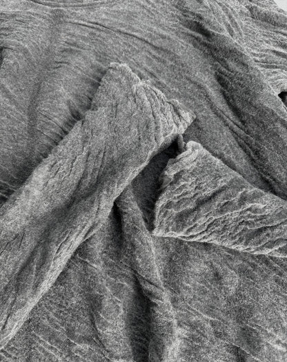 Lumen et Umbra AW11-12 'KT04 KS/K2' Waxed Grey Double Layer Knit Jumper