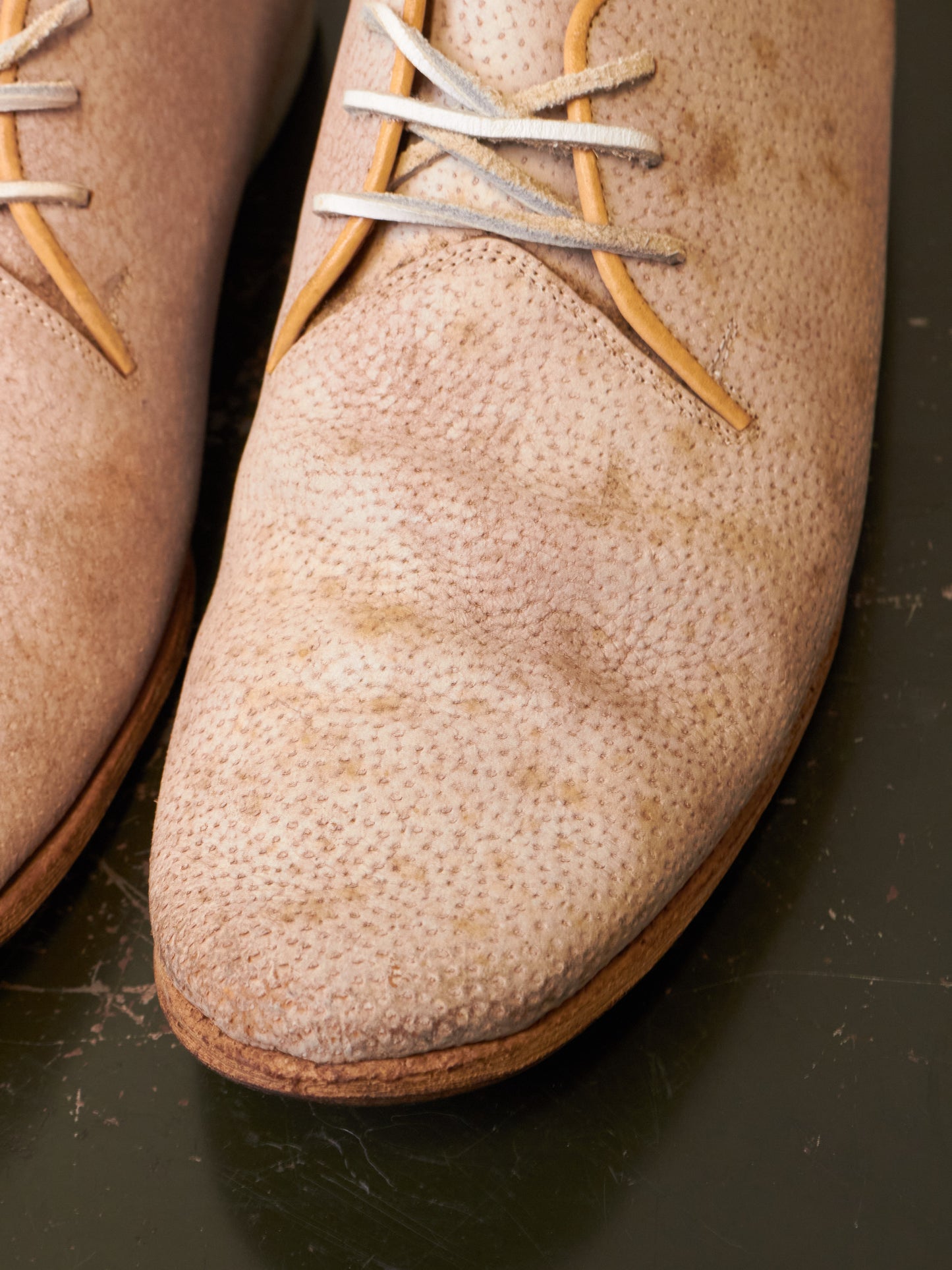 MiharaYasuhiro Early 00s Reverse Pigskin Leather Derbies