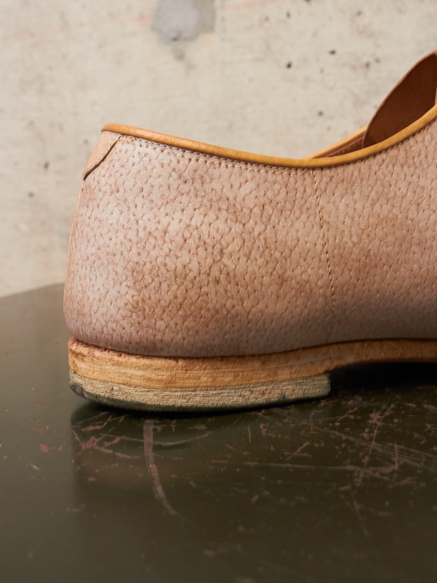 MiharaYasuhiro Early 00s Reverse Pigskin Leather Derbies