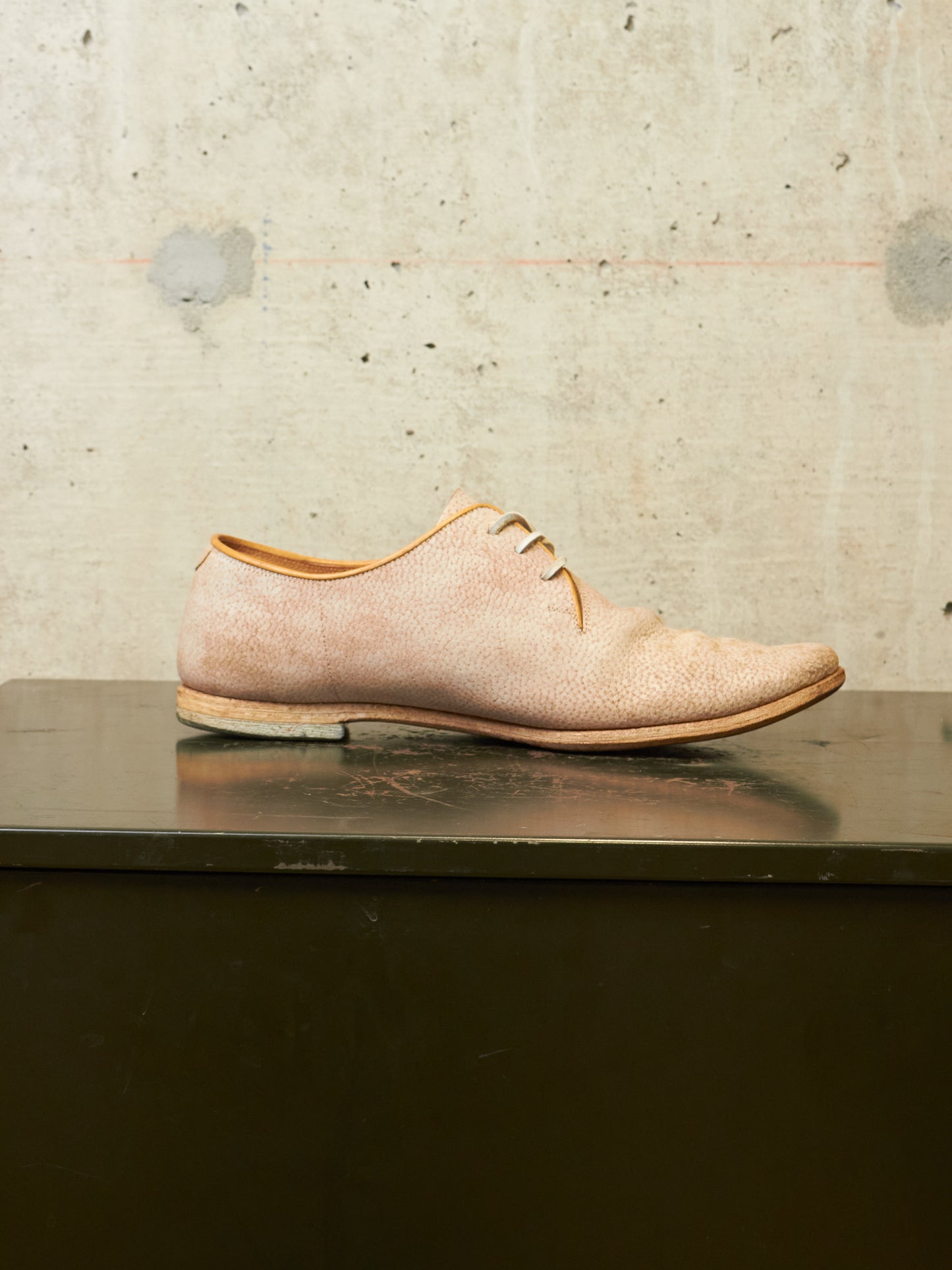 MiharaYasuhiro Early 00s Reverse Pigskin Leather Derbies