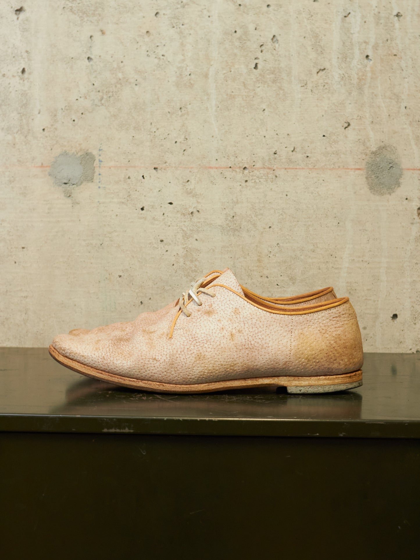 MiharaYasuhiro Early 00s Reverse Pigskin Leather Derbies
