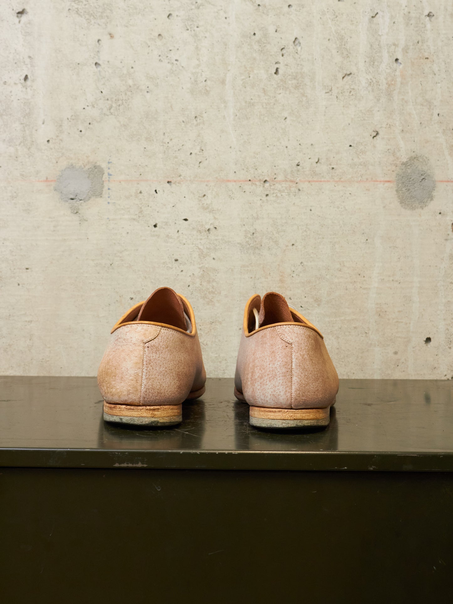MiharaYasuhiro Early 00s Reverse Pigskin Leather Derbies
