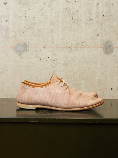 MiharaYasuhiro Early 00s Reverse Pigskin Leather Derbies