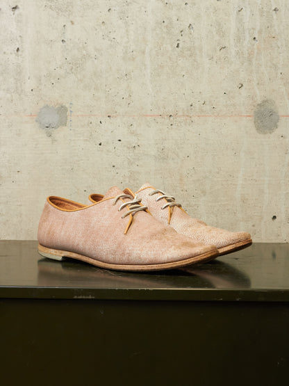 MiharaYasuhiro Early 00s Reverse Pigskin Leather Derbies