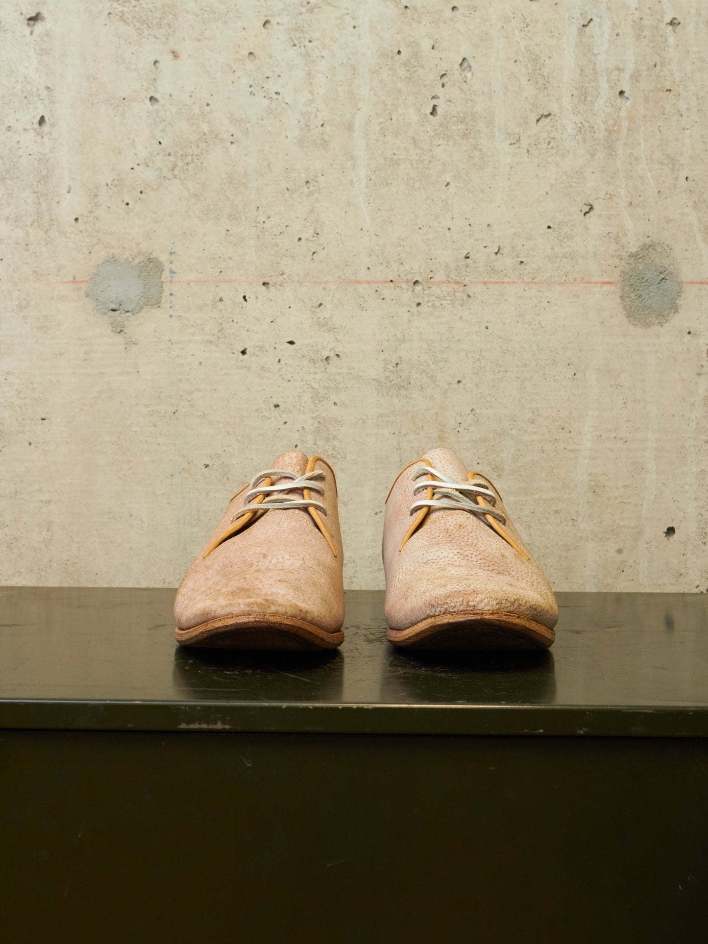 MiharaYasuhiro Early 00s Reverse Pigskin Leather Derbies
