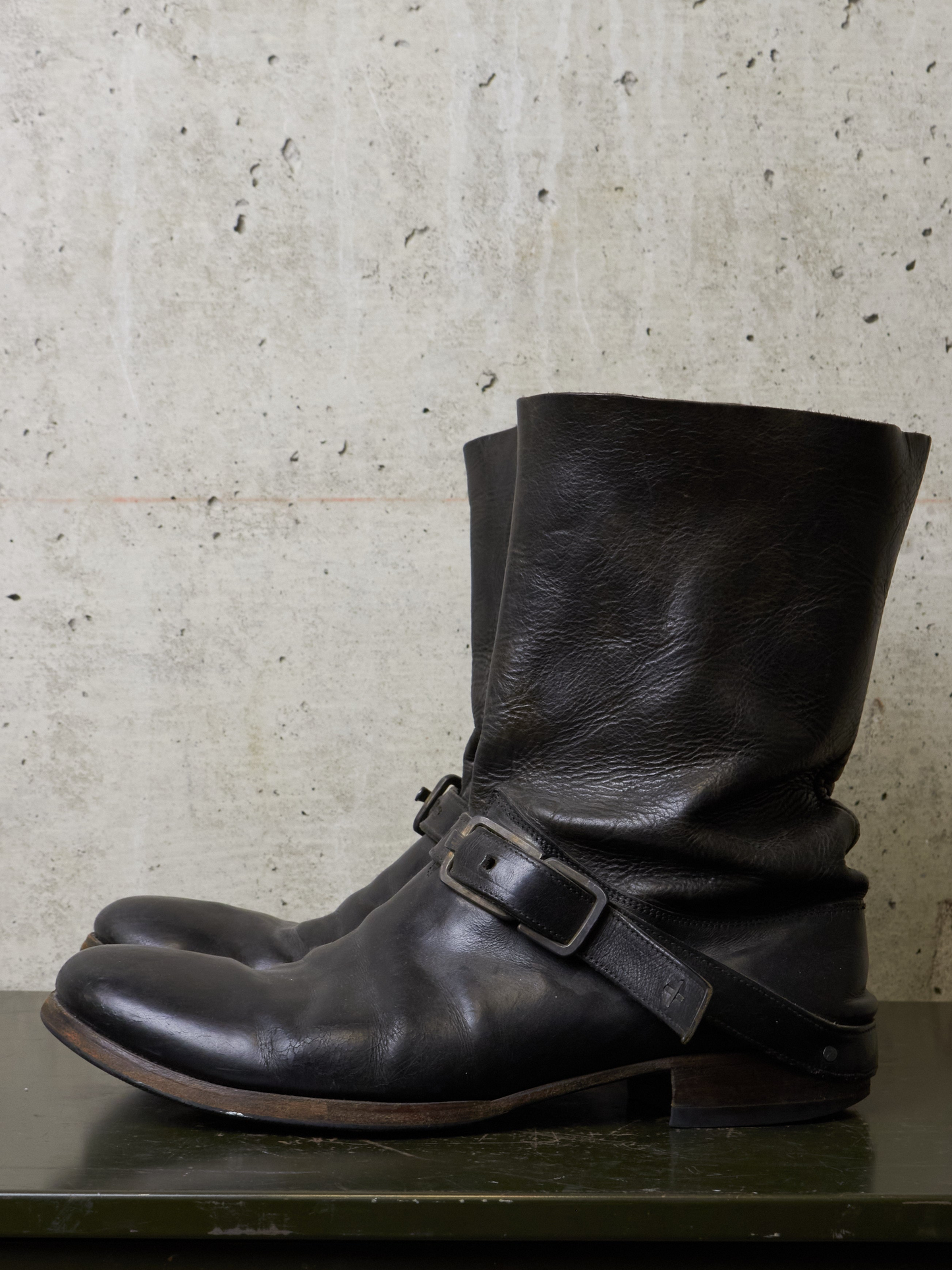 m.a+ by Maurizio Amadei 'S1C24' VA 1.5 Slim Buckle Engineer Boots