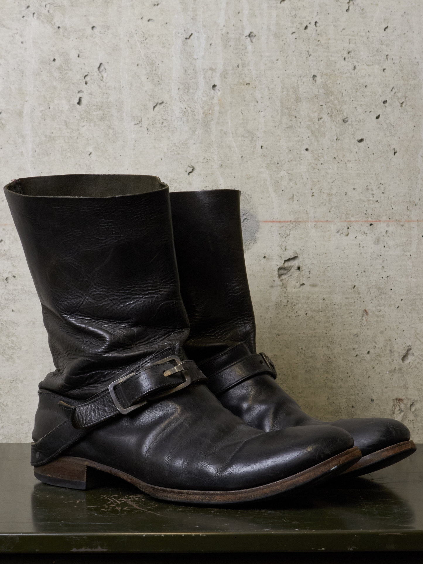 m.a+ by Maurizio Amadei 'S1C24' VA 1.5 Slim Buckle Engineer Boots
