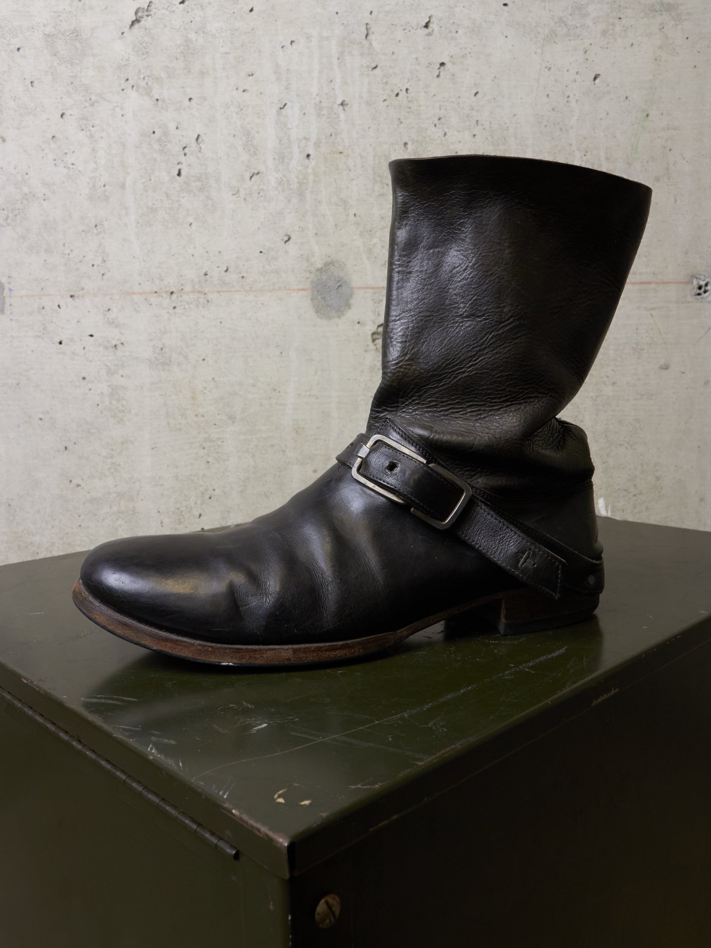 m.a+ by Maurizio Amadei 'S1C24' VA 1.5 Slim Buckle Engineer Boots