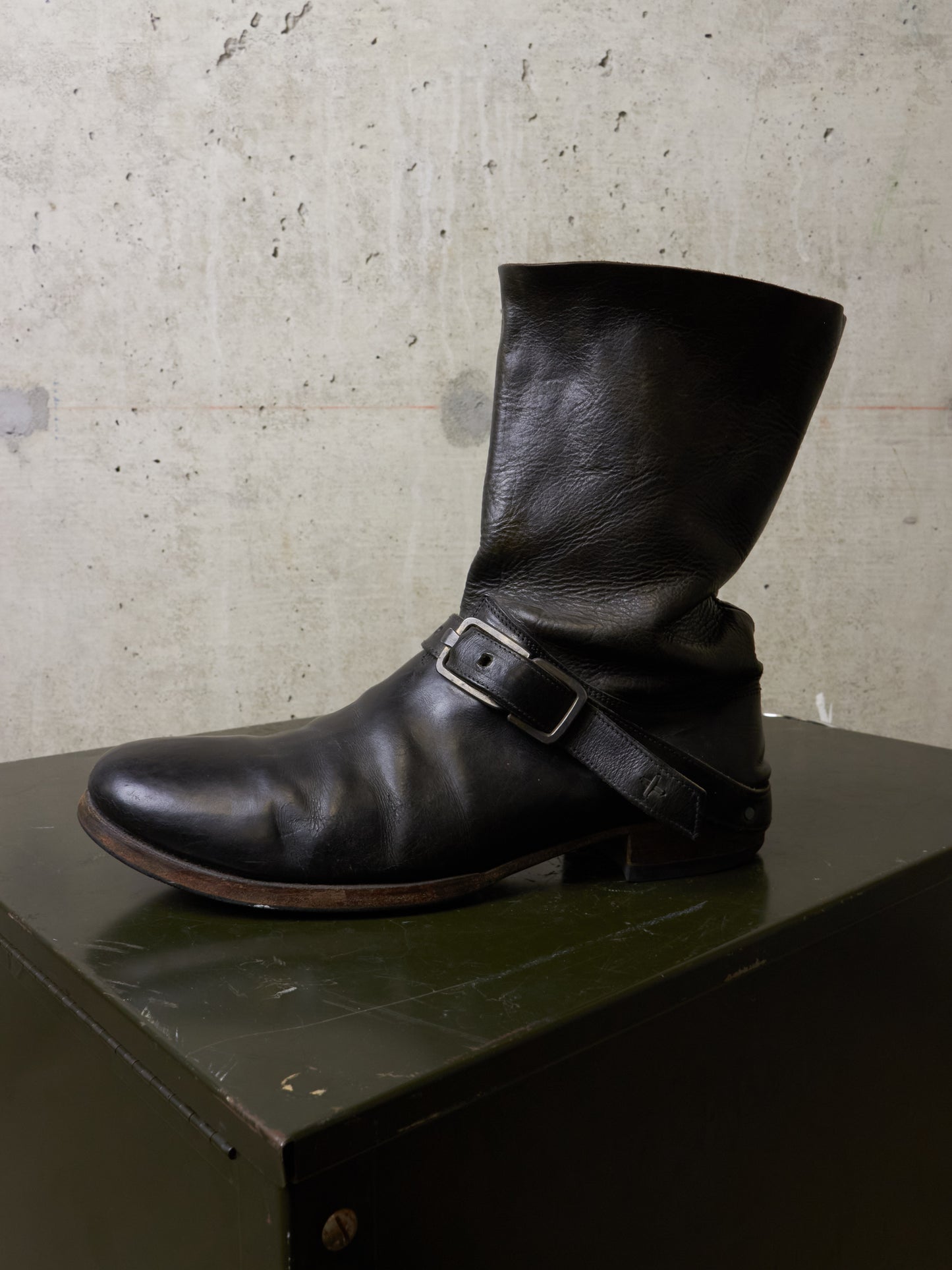 m.a+ by Maurizio Amadei 'S1C24' VA 1.5 Slim Buckle Engineer Boots