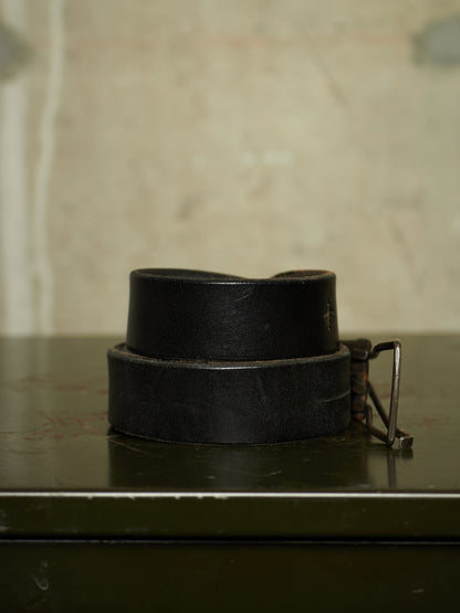 m.a+ by Maurizio Amadei 'EY1D GR 3.0' Y-Buckle Wide Cow Leather Belt