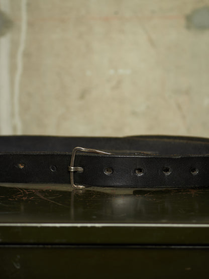 m.a+ by Maurizio Amadei 'EY1D GR 3.0' Y-Buckle Wide Cow Leather Belt