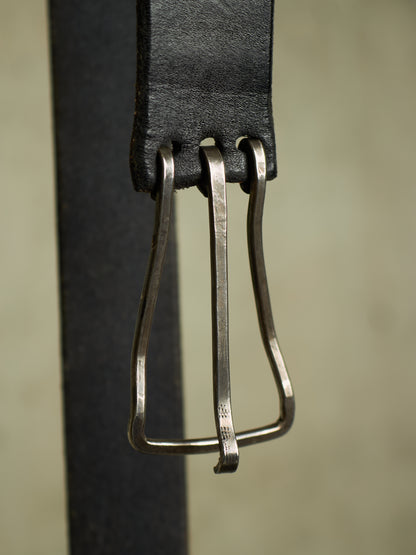 m.a+ by Maurizio Amadei 'EY1D GR 3.0' Y-Buckle Wide Cow Leather Belt