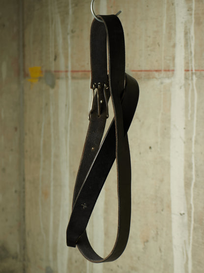 m.a+ by Maurizio Amadei 'EY1D GR 3.0' Y-Buckle Wide Cow Leather Belt