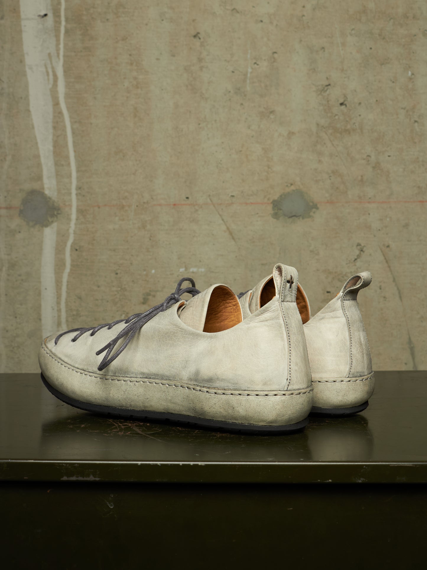 m.a+ by Maurizio Amadei 'S9P1 SY 1.0' Carbon Double Fold Cow Leather Sneakers