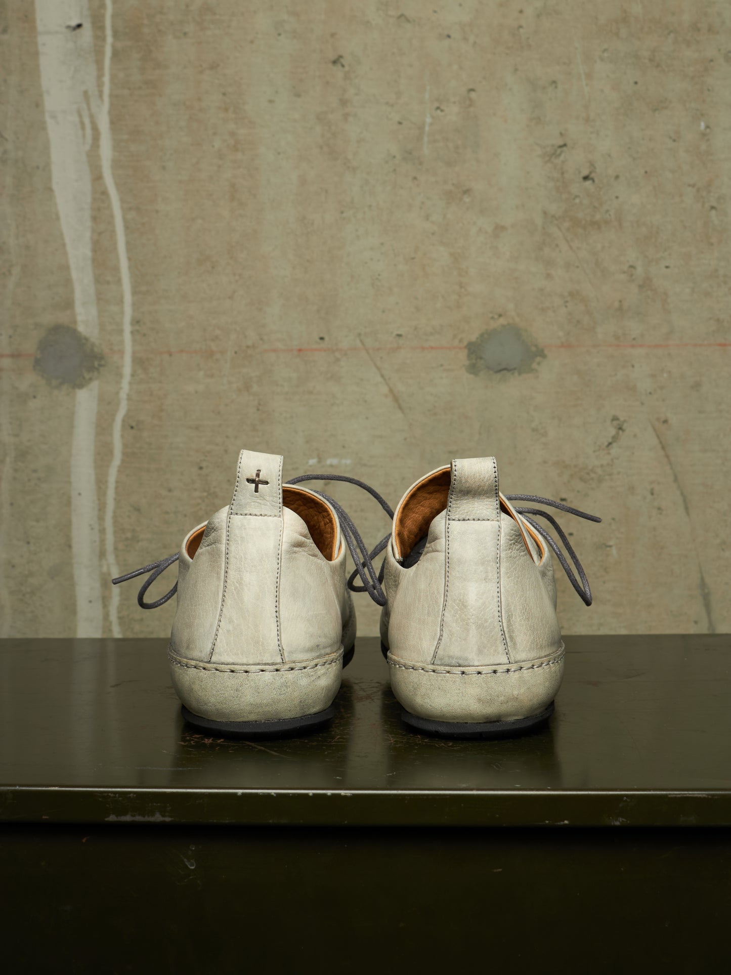 m.a+ by Maurizio Amadei 'S9P1 SY 1.0' Carbon Double Fold Cow Leather Sneakers
