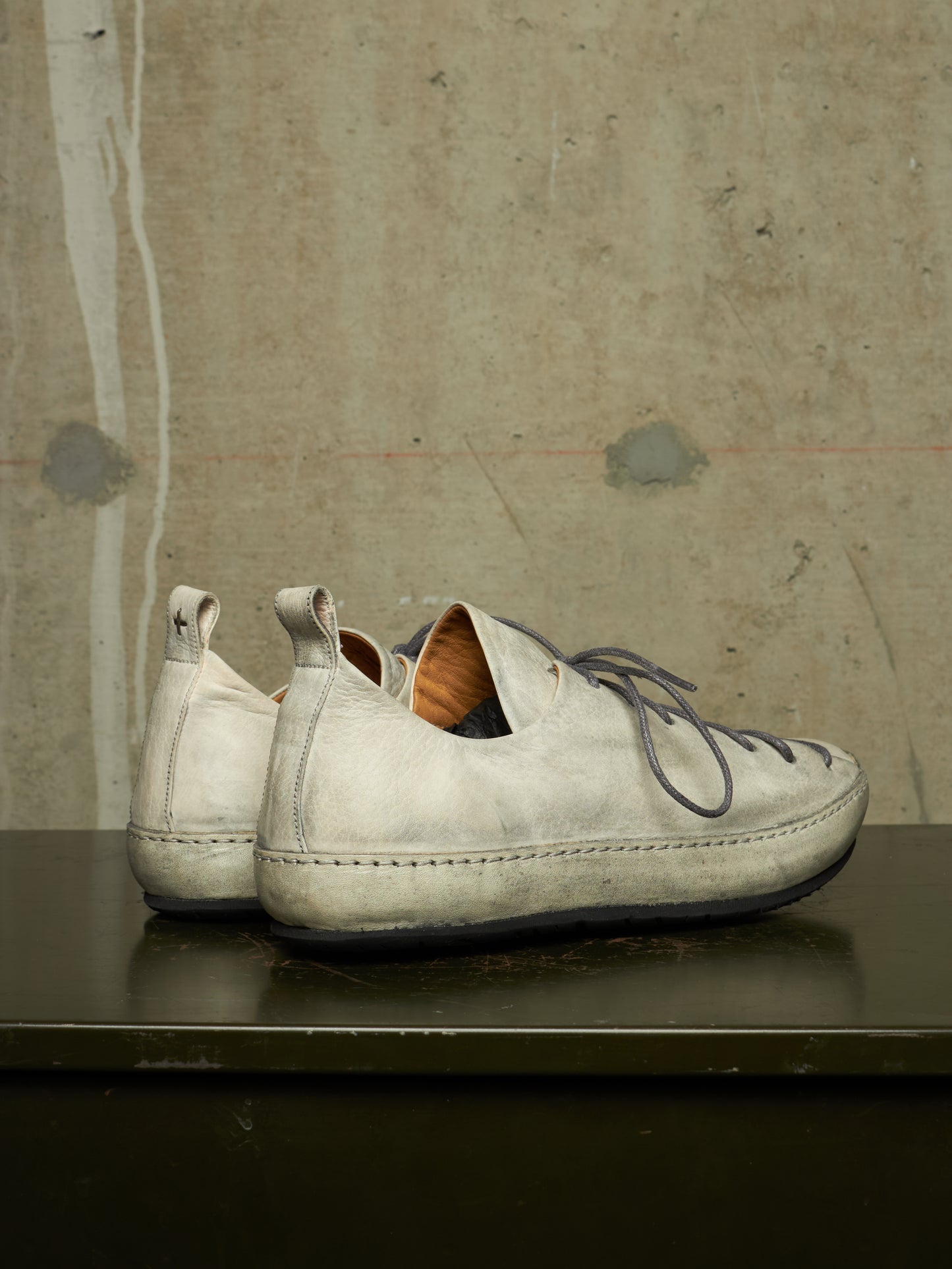 m.a+ by Maurizio Amadei 'S9P1 SY 1.0' Carbon Double Fold Cow Leather Sneakers