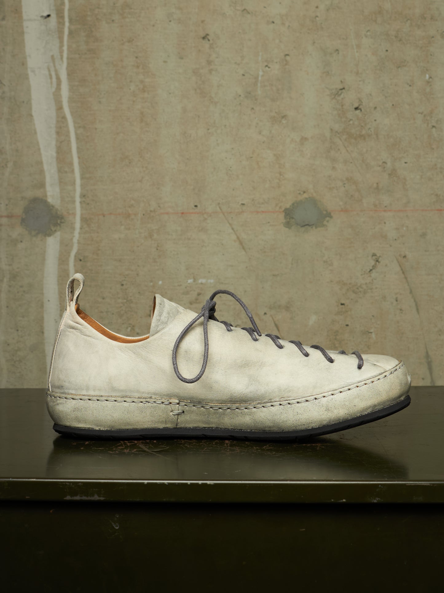 m.a+ by Maurizio Amadei 'S9P1 SY 1.0' Carbon Double Fold Cow Leather Sneakers