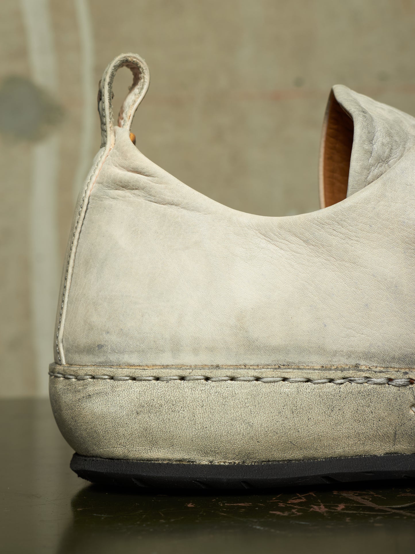 m.a+ by Maurizio Amadei 'S9P1 SY 1.0' Carbon Double Fold Cow Leather Sneakers