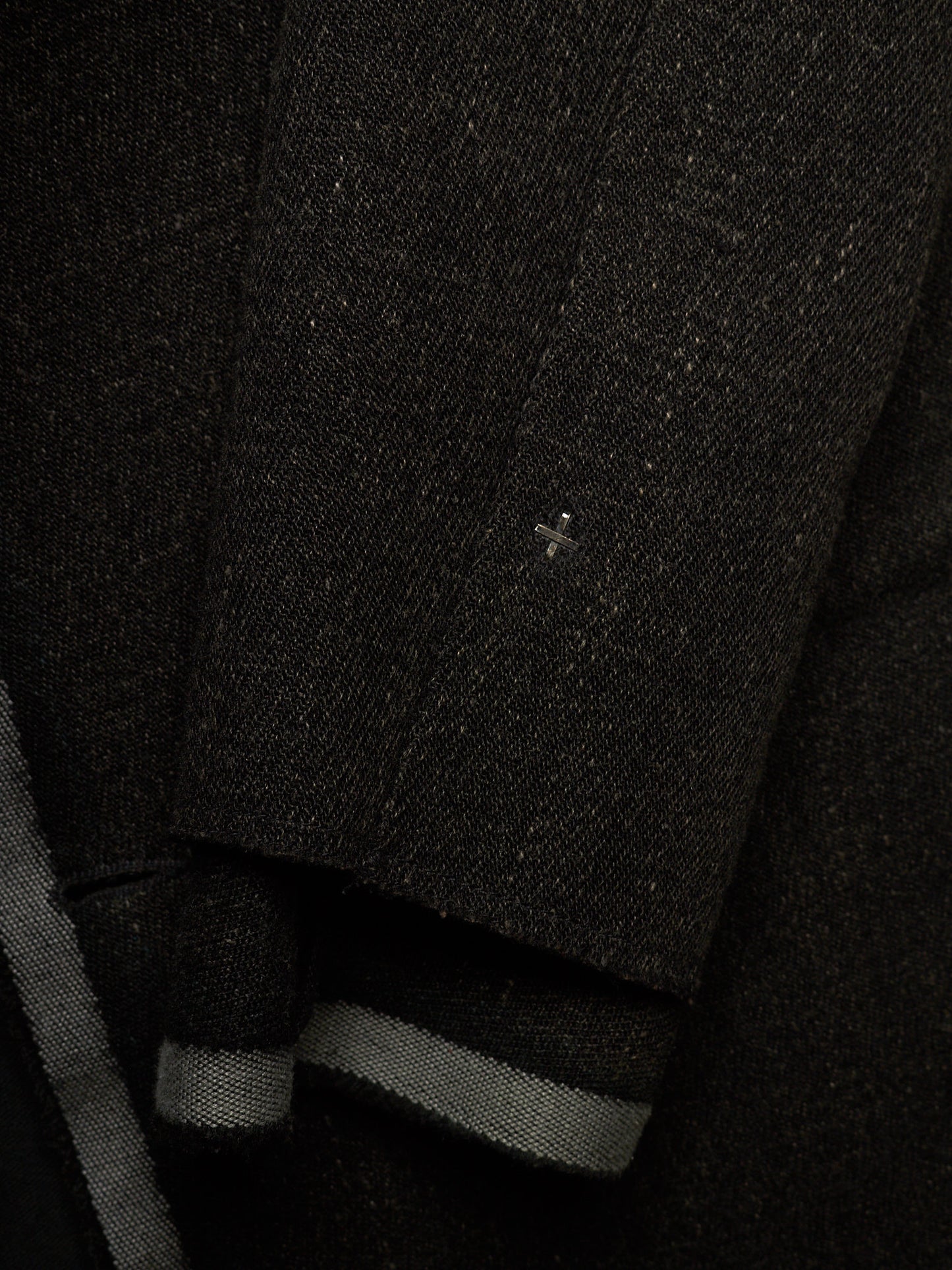 m.a+ by Maurizio Amadei AW13-14 'C261LCM WH' Wool Hemp Frayed Selvedge 4 Pocket Coat