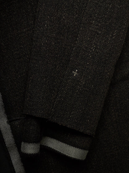m.a+ by Maurizio Amadei AW13-14 'C261LCM WH' Wool Hemp Frayed Selvedge 4 Pocket Coat