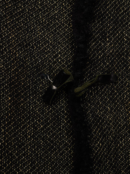 m.a+ by Maurizio Amadei Early 2010s Aviator Hooded Wool Tweed Duffle Coat