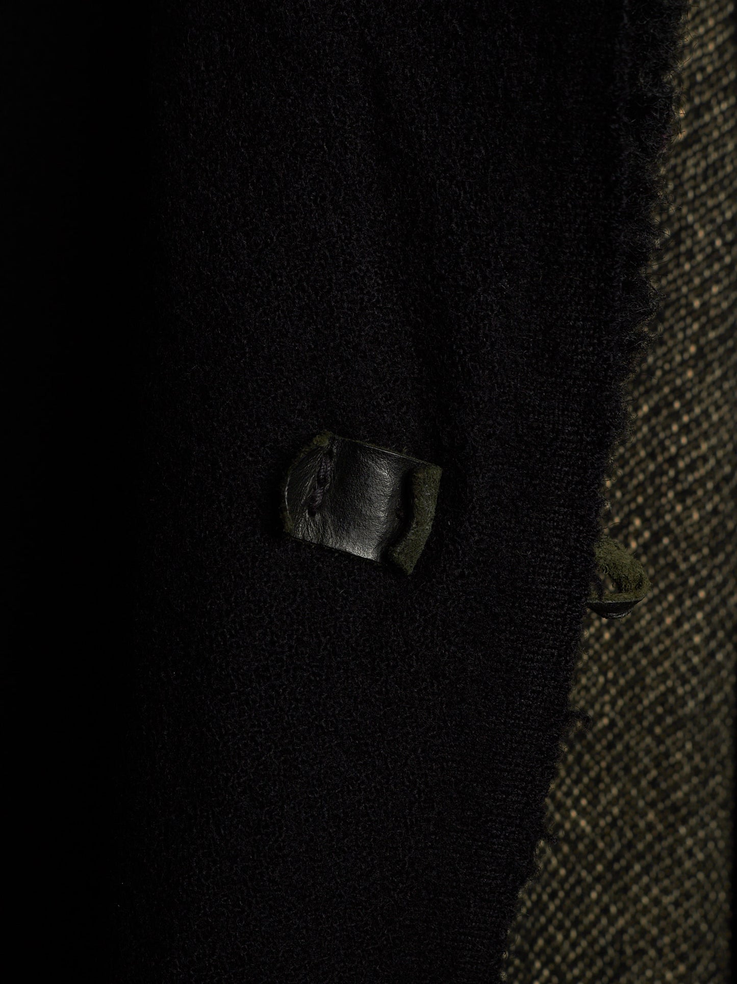 m.a+ by Maurizio Amadei Early 2010s Aviator Hooded Wool Tweed Duffle Coat