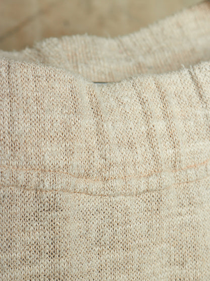 m.a+ by Maurizio Amadei SS24 'P1121EE JMH' Fitted Linen Knit Jogging Pants
