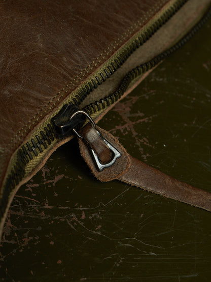 m.a+ by Maurizio Amadei AW19 'SW7C46Z' VIP 1.3 Ivy Green Tall Back Zip Calf Leather Boots