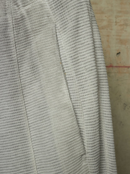 MA_Julius SS14 Dirty Grey Drop-crotch Double Layered Cotton Linen Sweatpants