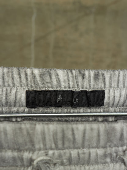 MA_Julius SS14 Dirty Grey Drop-crotch Double Layered Cotton Linen Sweatpants