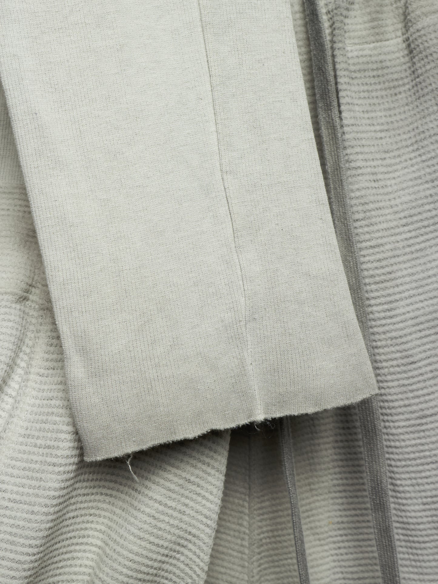 MA_Julius SS14 Dirty Grey Drop-crotch Double Layered Cotton Linen Sweatpants
