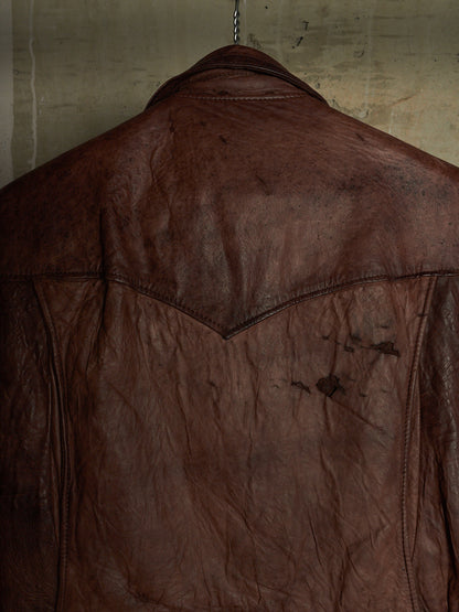 MiharaYasuhiro AW03 Distressed Sheepskin Leather Jacket