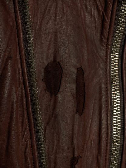 MiharaYasuhiro AW03 Distressed Sheepskin Leather Jacket