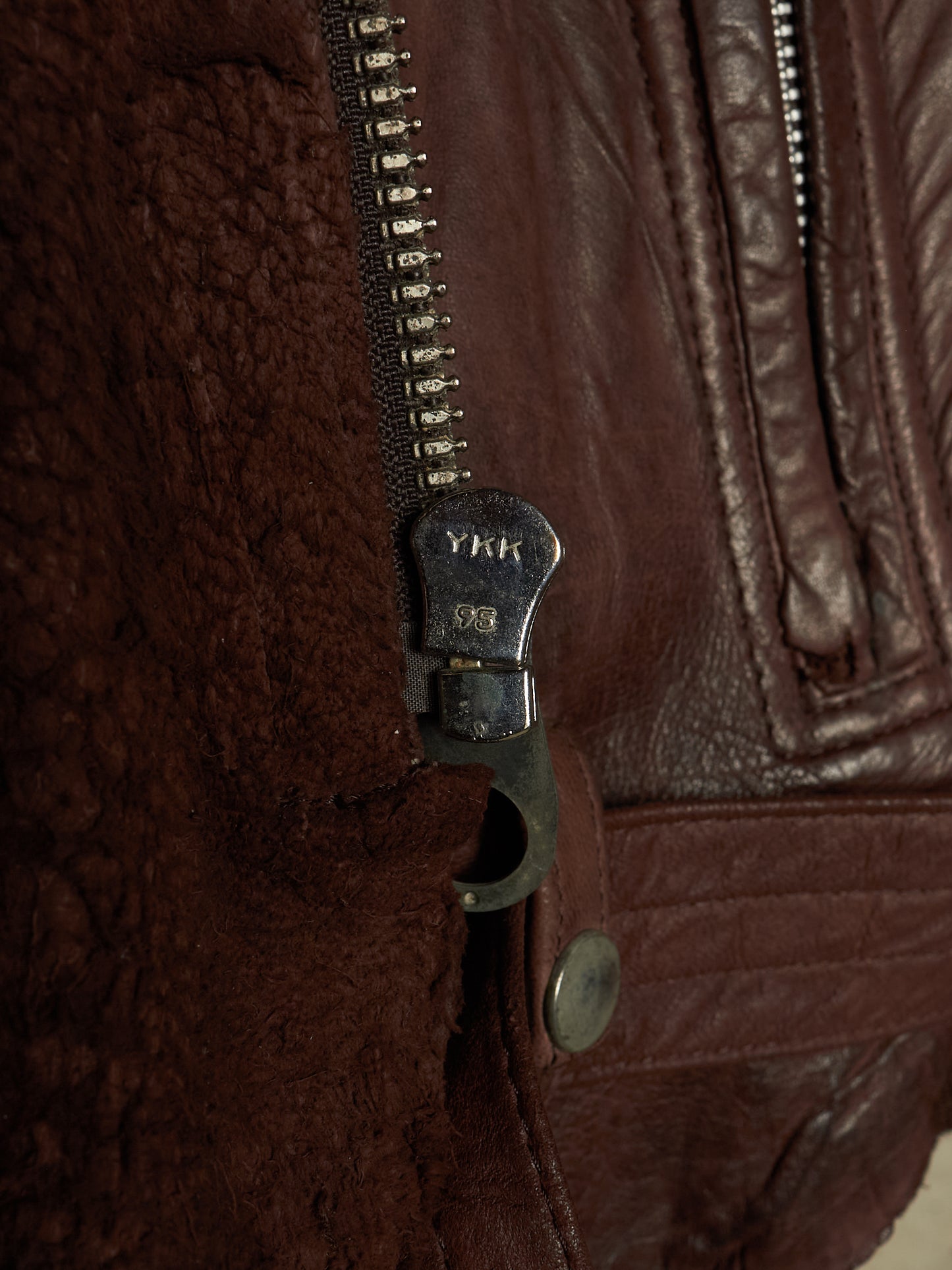 MiharaYasuhiro AW03 Distressed Sheepskin Leather Jacket