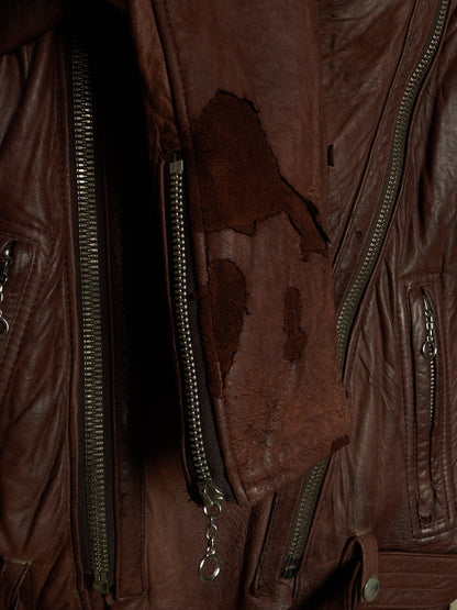 MiharaYasuhiro AW03 Distressed Sheepskin Leather Jacket