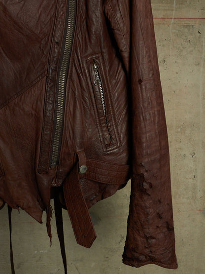 MiharaYasuhiro AW03 Distressed Sheepskin Leather Jacket