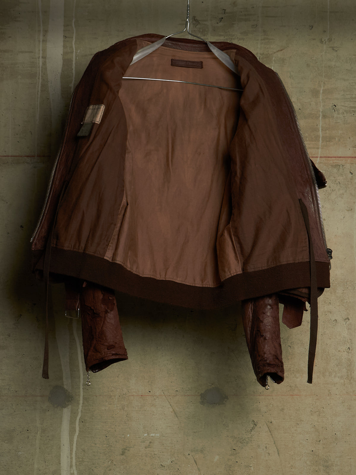 MiharaYasuhiro AW03 Distressed Sheepskin Leather Jacket